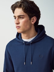 Синий - Толстовка без застежек с контрастной отделкой Fred Perry - Image 4 of 7