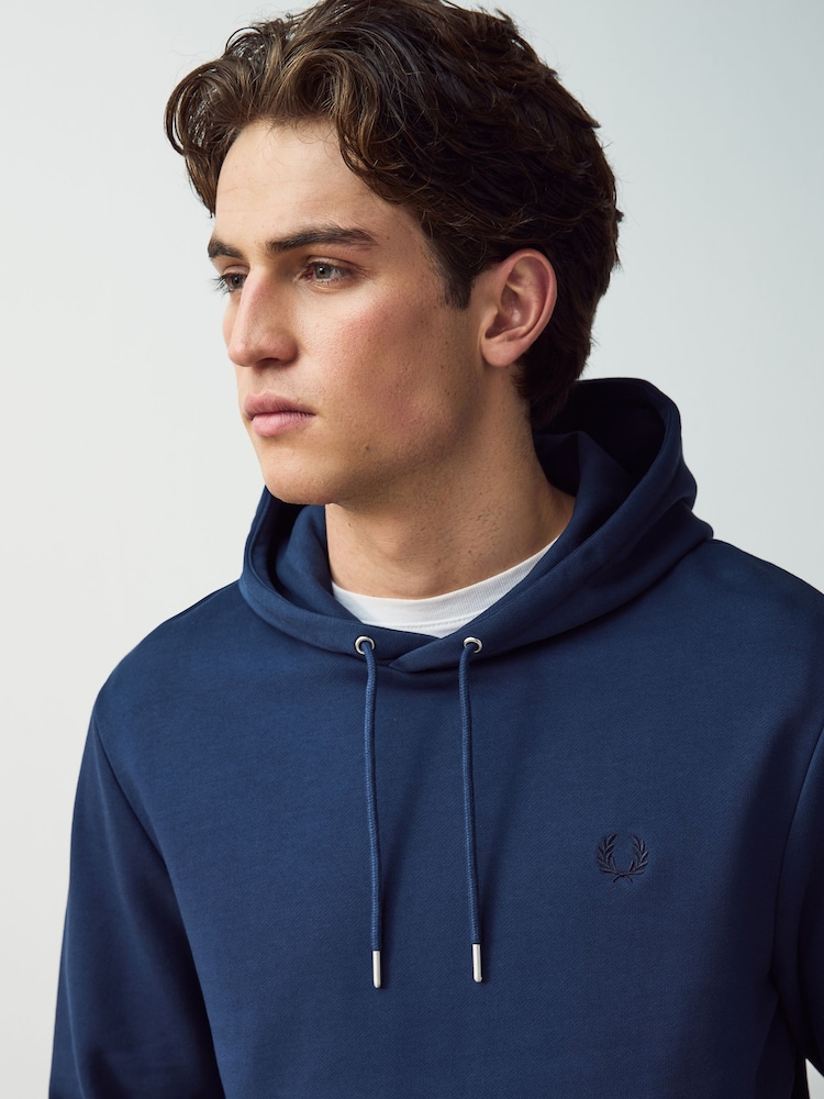Fred Perry Tipped Overhead Hoodie - Image 4 of 7