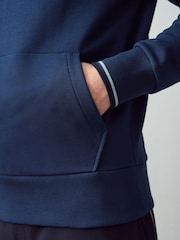 Синий - Толстовка без застежек с контрастной отделкой Fred Perry - Image 5 of 7