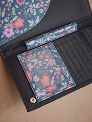 Cath Kidston Navy Lace Petals Travel Wallet Bag - Image 3 of 3