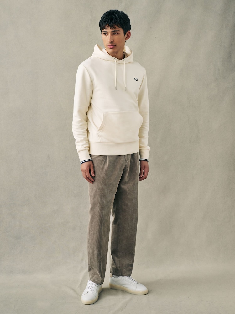 Fred Perry Tipped Overhead Hoodie - Image 2 of 7