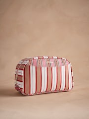 Cath Kidston Pink Stripe Travel Bowling Bag - Image 1 of 3
