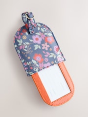 Cath Kidston Navy Lace Petal Luggage Tag - Image 1 of 6