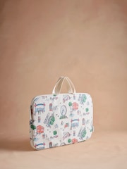 Cath Kidston Ecru Lovely London Laptop Case Bag - Image 1 of 3
