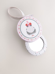 Cath Kidston Pink Rose Stripe Mirror Charm Bag - Image 1 of 5