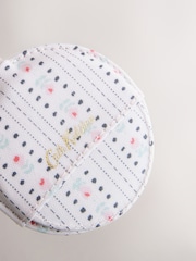 Cath Kidston Pink Rose Stripe Mirror Charm Bag - Image 5 of 5