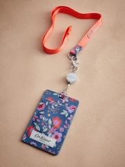 Cath Kidston Navy Lace Petals Lanyard Bag - Image 1 of 3