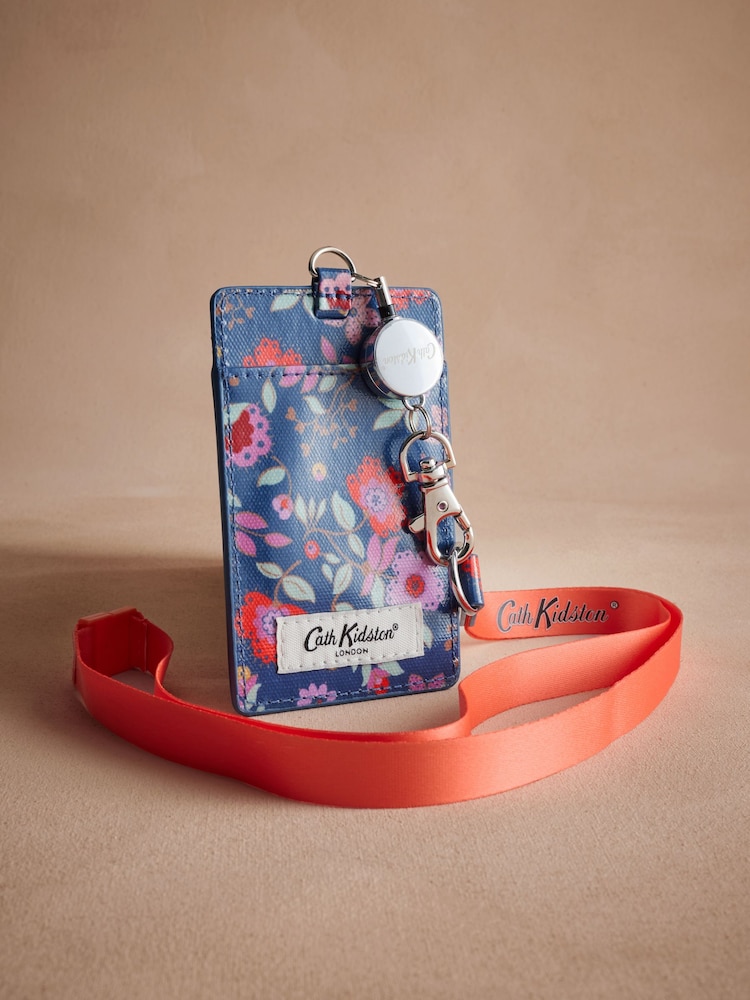 Cath Kidston Navy Lace Petals Lanyard Bag - Image 3 of 3