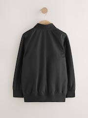 Black Long Sleeves Ziped Bomber Jacket - Image 3 of 5