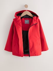 Red Long Sleeves Ziped Anorak Jacket - Image 2 of 5