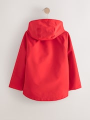 Red Long Sleeves Ziped Anorak Jacket - Image 3 of 5