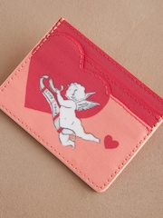 Cath Kidston Pink Cupids Card Holder - Image 1 of 6