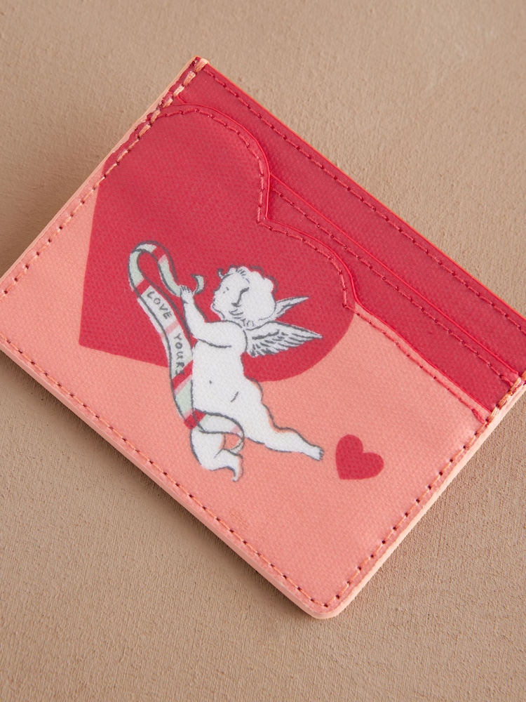 Cath Kidston Pink Cupids Card Holder - Image 1 of 6