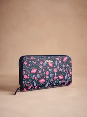 Cath Kidston Navy Birds Continental Wallet - Image 1 of 3