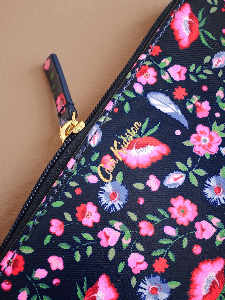 Cath Kidston Navy Birds Continental Wallet - Image 2 of 3