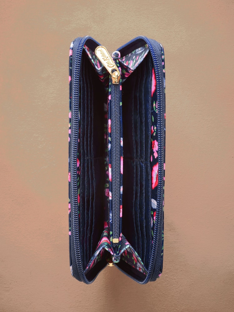 Cath Kidston Navy Birds Continental Wallet - Image 3 of 3