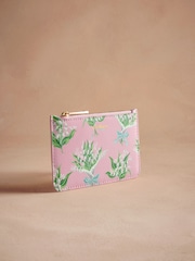 Cath Kidston Pink Lily of the Valley Zip Purse - Image 1 of 3