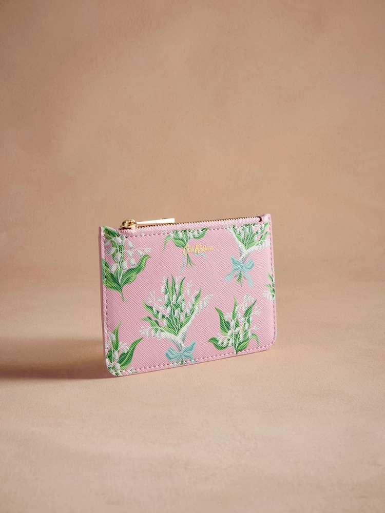 Cath Kidston Pink Lily of the Valley Zip Purse - Image 1 of 3