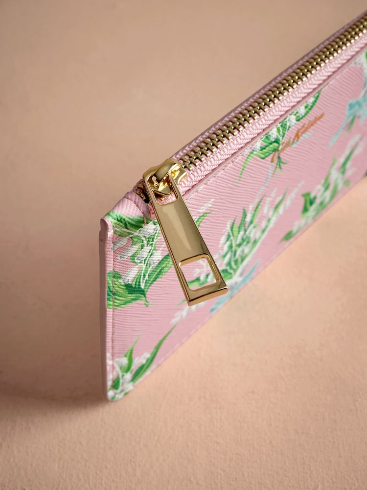 Cath Kidston Pink Lily of the Valley Zip Purse - Image 3 of 3