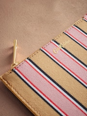 Cath Kidston Pink Stripe Zip Purse - Image 3 of 3