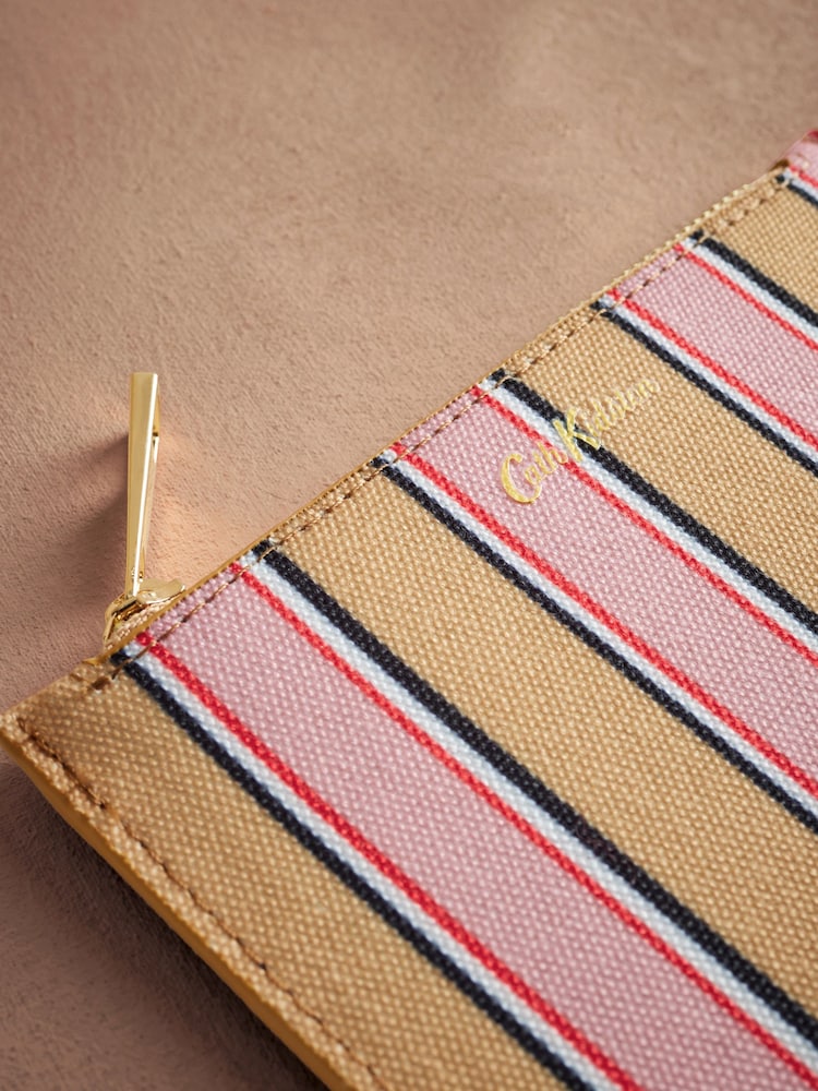 Cath Kidston Pink Stripe Zip Purse - Image 3 of 3