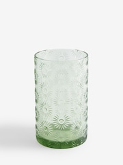 Sunflower Embossed Glass Vase - Bild 3 von 3