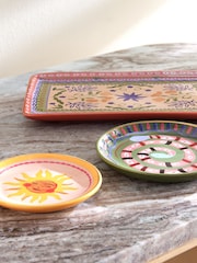 Set of 3 Multicolour Hand Painted Ceramic Trinket Dishes - Image 3 of 4