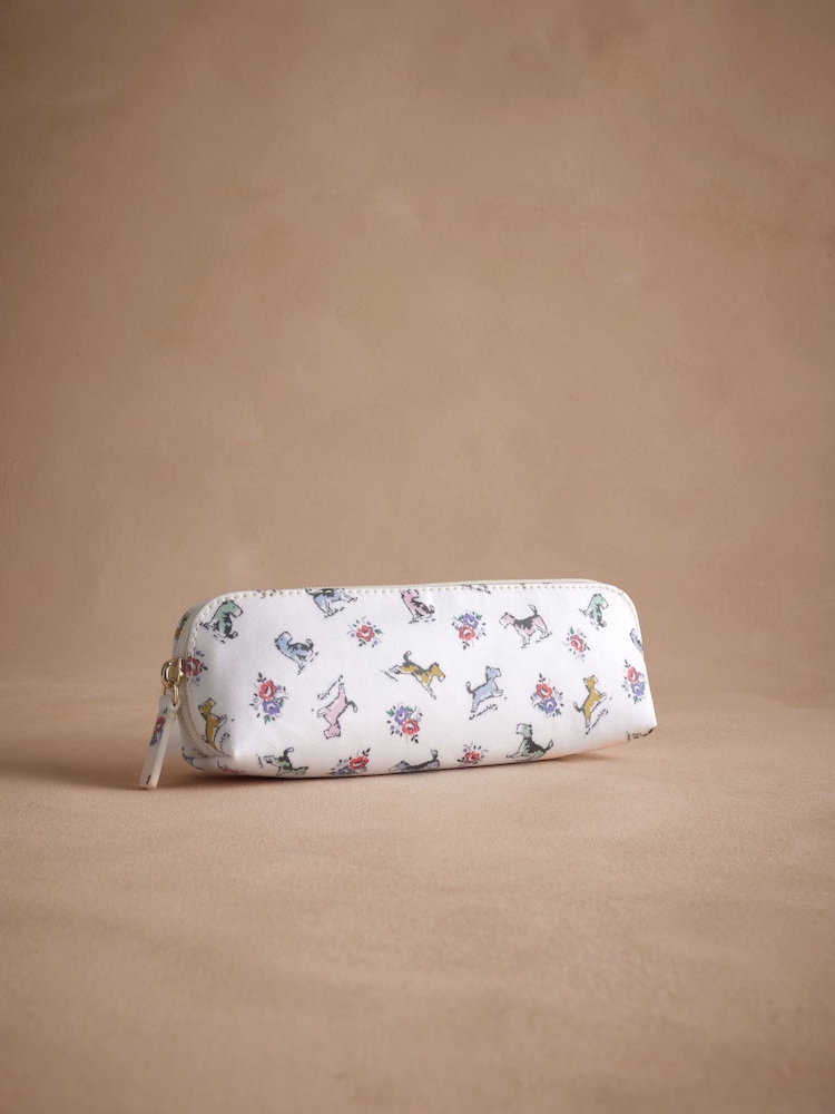 Cath Kidston Ecru Billie and Friends Pencil Case - Image 1 of 3
