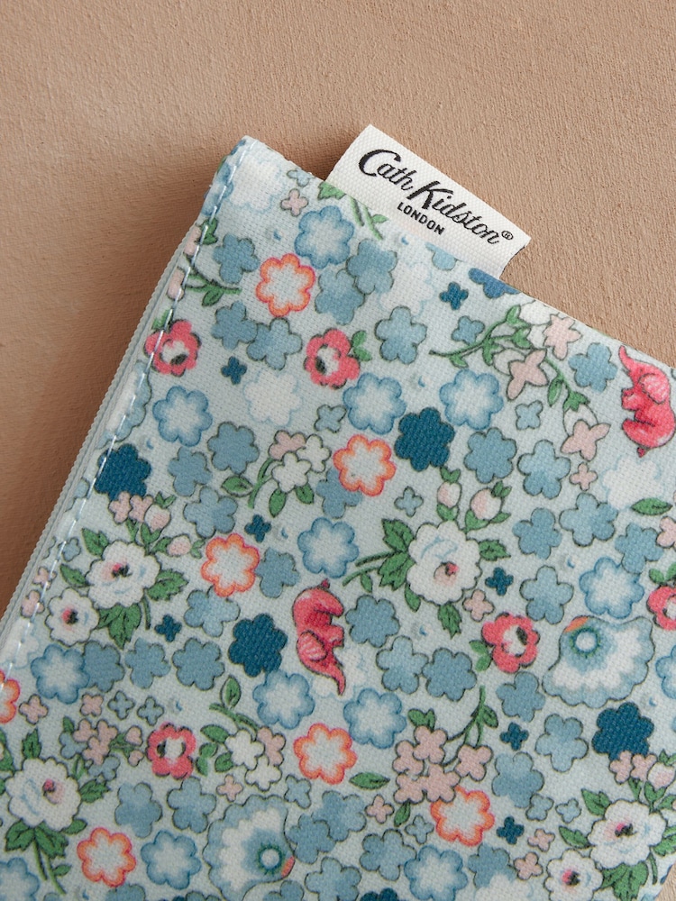. Blau gelümt - Cath Kidston – Geldbörse mit Reißverschluss aus 100 % Baumwolle - Image 2 of 3