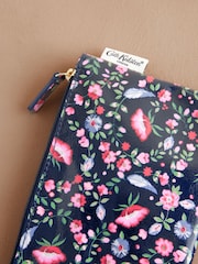Marineblau/Feder/Blumen - Cath Kidston – Geldbörse mit Reißverschluss aus 100 % Baumwolle - Image 2 of 3