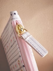 Cath Kidston Ecru Rose Stripe Card Coin Purse - Image 4 of 5