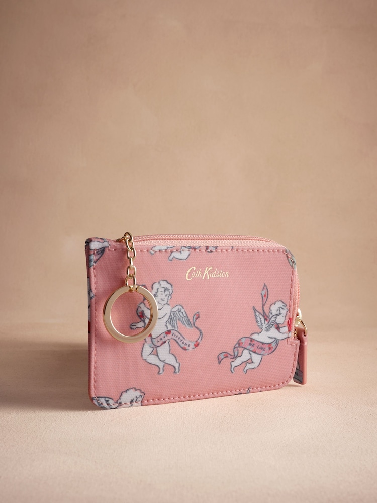 Cath Kidston Pink Cupids Card Coin Purse - Image 1 of 4