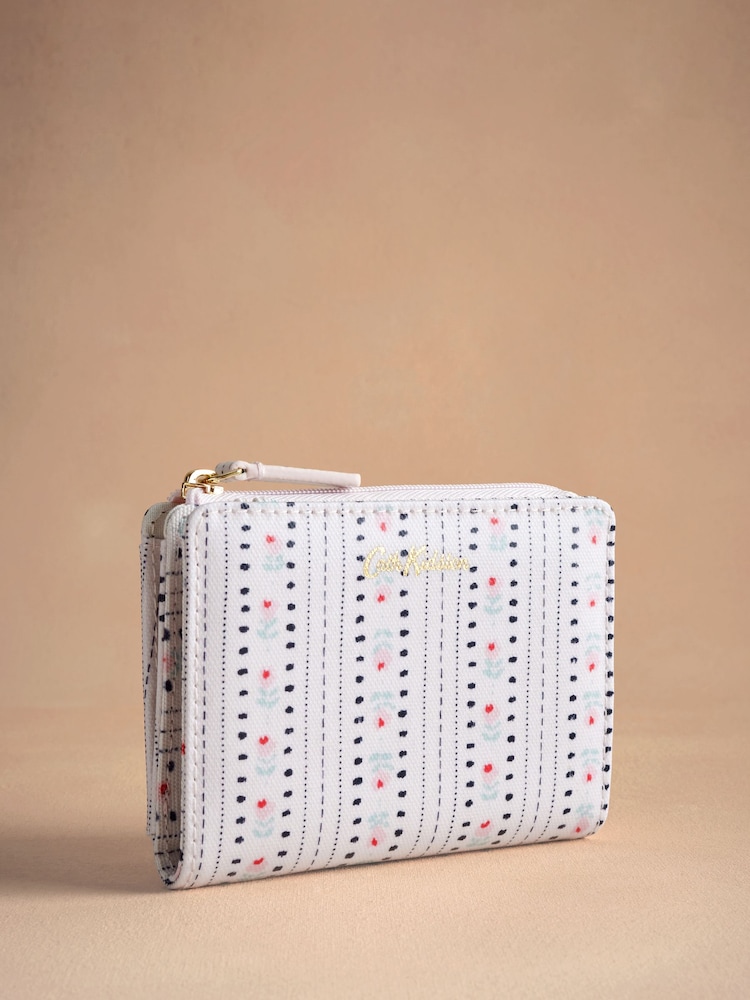 Cath Kidston Rose Stripe Slim Pocket Purse - Image 1 of 4