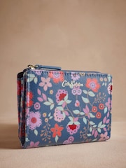 Cath Kidston Navy Lace Petals Slim Pocket Purse - Image 1 of 4