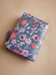 Cath Kidston Navy Lace Petals Slim Pocket Purse - Image 2 of 4