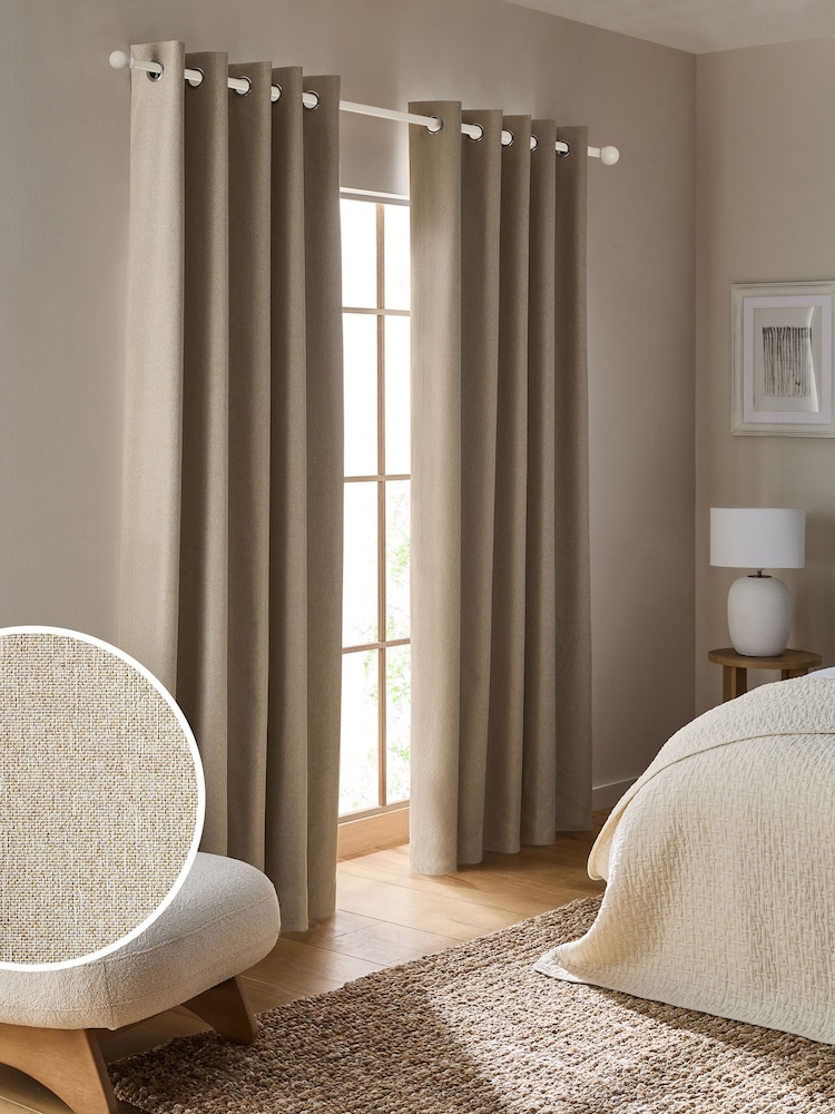 Cortinas Soft Marl Eyelet - Imagem 1 de 8