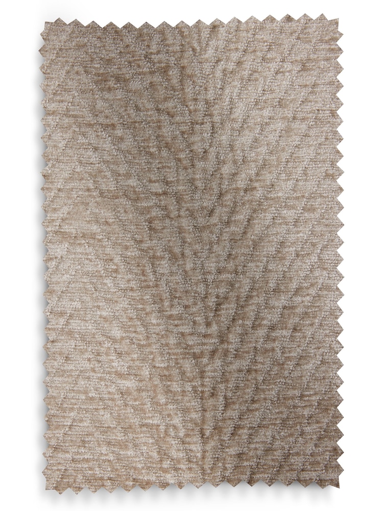 Chevron Chenille Eyelet Lined Curtains - Imagen 5 de 5