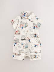 بيبي بياقة بتصميم Paddington Bear - رومبير قطن 100% من Cath Kidston - صورة 6 من 9