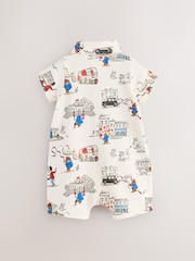 بيبي بياقة بتصميم Paddington Bear - رومبير قطن 100% من Cath Kidston - صورة 7 من 9