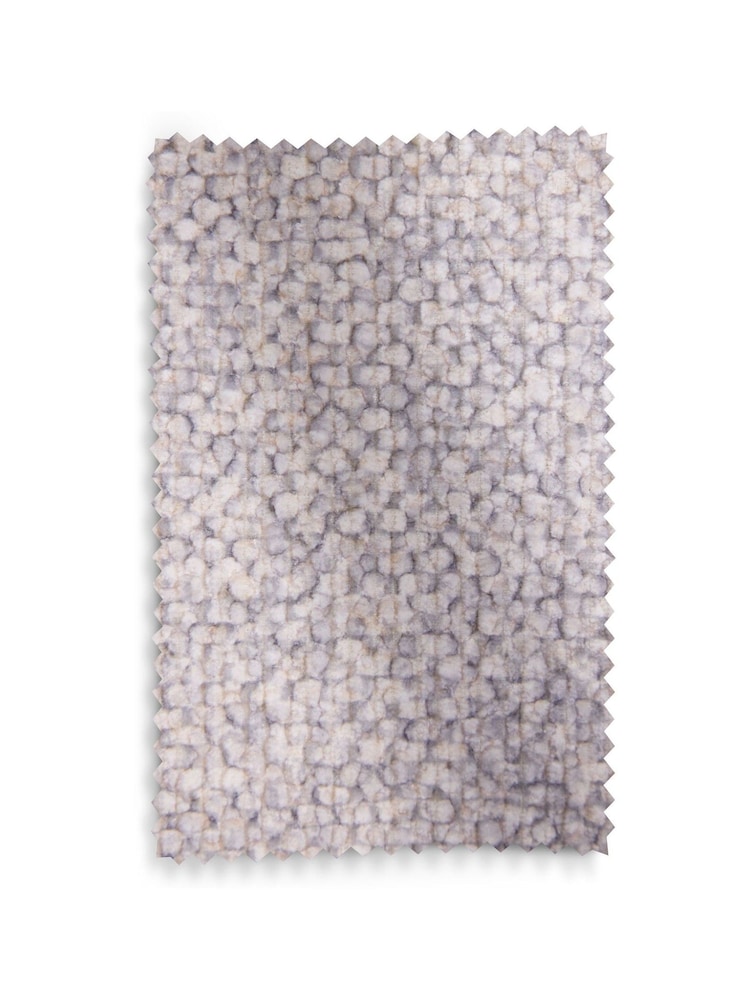 Light Natural Textured Bobble Eyelet Lined Curtains - Image 5 of 5