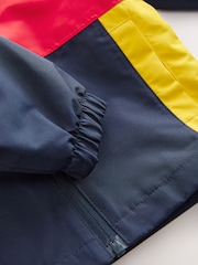 Navy/Red Colour Block Anorak Jacket - Image 5 of 5