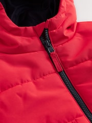 Red Hooded Gilet - Image 3 of 4