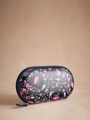 Cath Kidston Navy Feather Ditsy 100% Cotton Glasses Case Purse - Image 1 of 3