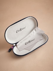 Cath Kidston Navy Feather Ditsy 100% Cotton Glasses Case Purse - Image 3 of 3