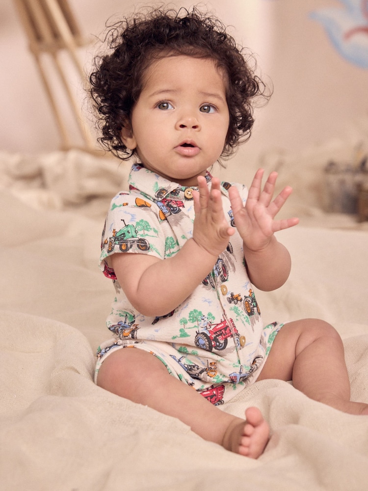 جرار Ecru مطبوع طوق - رومبير قطن 100% من Cath Kidston - صورة 2 من 8