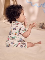 جرار Ecru مطبوع طوق - رومبير قطن 100% من Cath Kidston - صورة 3 من 8