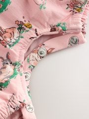 Pink Floral Printed - Macacão de bebê em jersey - Imagem 12 de 12