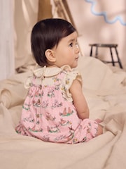 Pink Floral Printed - Macacão de bebê em jersey - Imagem 2 de 12