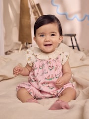 Pink Floral Printed - Macacão de bebê em jersey - Imagem 4 de 12
