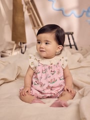 Pink Floral Printed - Macacão de bebê em jersey - Imagem 5 de 12